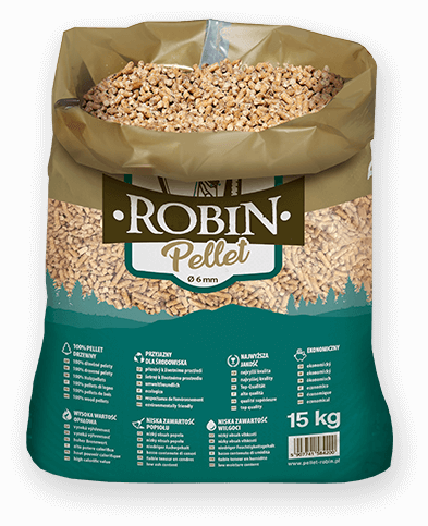 worek pelletu opałowego Robin do kupienia w Ostrorogu lub sklepie internetowym